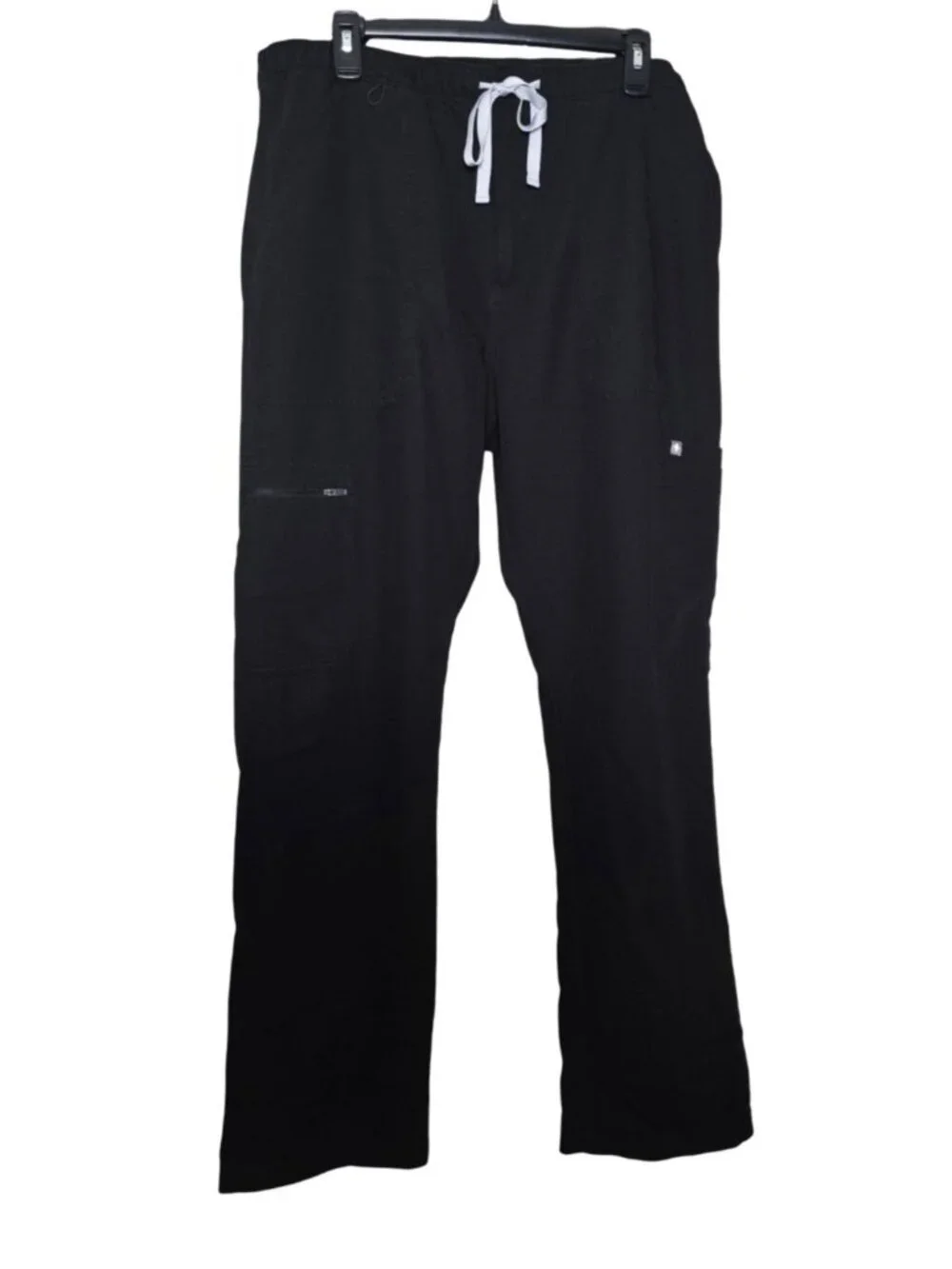 Men's - Figs Cairo Straight Leg Black Scrub Pants, Size XL